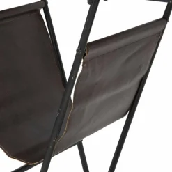 Viadurini Living Moderne Couchtische-Designer Zeitungstisch aus Eisenholz und Kunstleder - Marilena