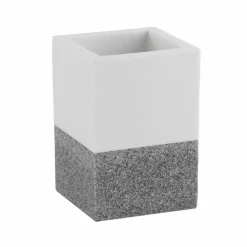 Viadurini Bathroom Badzubehör-Designer-Badaccessoires in Weiß und Grau - Saeda