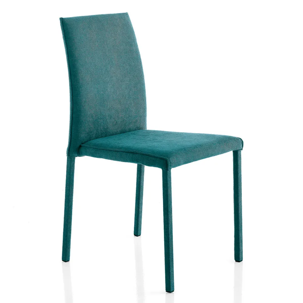 Viadurini Living Moderne Stühle-Designer-Esszimmerstuhl aus Stoff, hergestellt in Italien, Conny