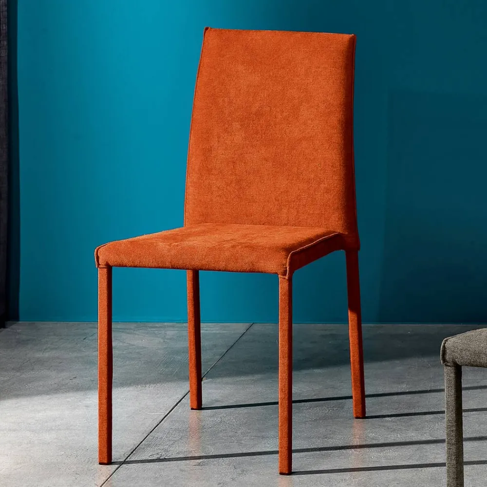 Viadurini Living Moderne Stühle-Designer-Esszimmerstuhl aus Stoff, hergestellt in Italien, Conny