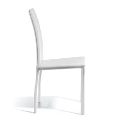 Viadurini Living Design Stühle-Designer-Esszimmerstuhl mit Lederbezug, hergestellt in Italien – Sissy