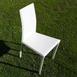 Viadurini Living Design Stühle-Designer-Esszimmerstuhl mit Lederbezug, hergestellt in Italien – Sissy