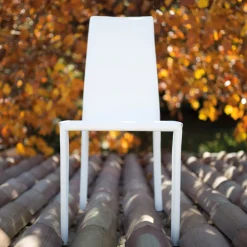 Viadurini Living Design Stühle-Designer-Esszimmerstuhl mit Lederbezug, hergestellt in Italien – Sissy