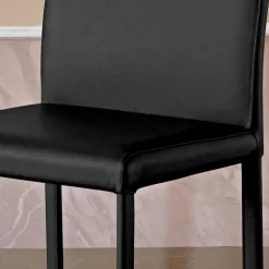 Viadurini Living Design Stühle-Designer-Küchenstuhl, vollständig gepolstert mit Leder, hergestellt in Italien – Tara