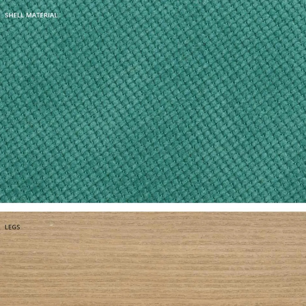 Viadurini Living Design Stühle-Design-Küchenstuhl aus Holz und Stoff, hergestellt in Italien, Egizia