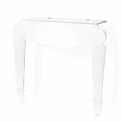 Viadurini Living Konsolentisch Flur-Designkonsole aus transparentem Plexiglas hergestellt in Italien, Africo