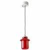 Viadurini Lighting Moderne Pendelleuchten-Designlampe aus roter Keramik, hergestellt in Italy Asia