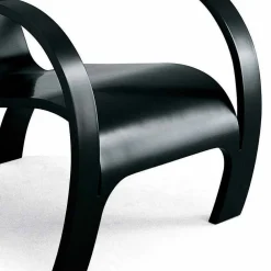 Viadurini Living Moderne Sessel-Design-Sessel aus schwarzem Sperrholz oder Birke Made in Italy - Galatea