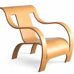 Viadurini Living Moderne Sessel-Design-Sessel aus schwarzem Sperrholz oder Birke Made in Italy - Galatea