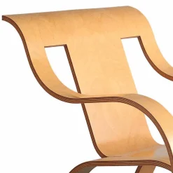 Viadurini Living Moderne Sessel-Design-Sessel aus schwarzem Sperrholz oder Birke Made in Italy - Galatea