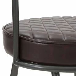 Viadurini Living Design Stühle-Design-Sessel im Industriestil aus Eisen und Kunstleder - Pinny