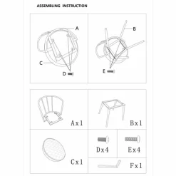 Viadurini Living Design Stühle-Design-Sessel im Industriestil aus Eisen und Kunstleder - Pinny