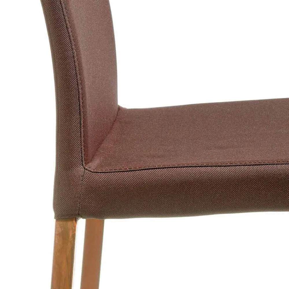 Viadurini Living Moderne Stühle-Designstuhl auf gewebebeschichtetem Amalia, H.96 cm, made in Italy