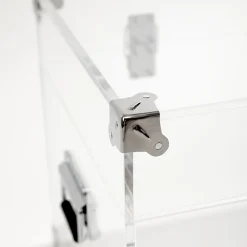 Viadurini Lighting Truhen Und Sitztruhe-Design-Truhe aus transparentem Acrylglas und modernem Stahl - Dante