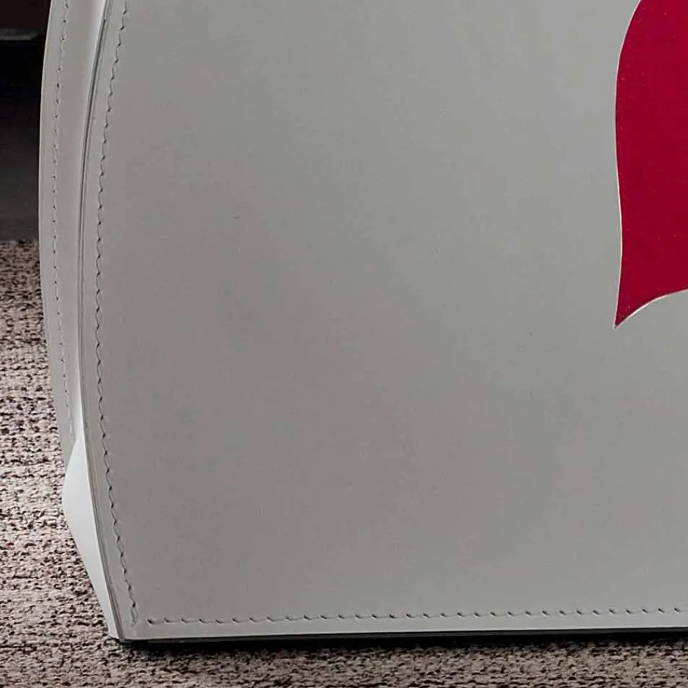 Limac Design Zeitungsständer-Design-Zeitschriftenständer aus Leder mit modernem Beatrice-Design