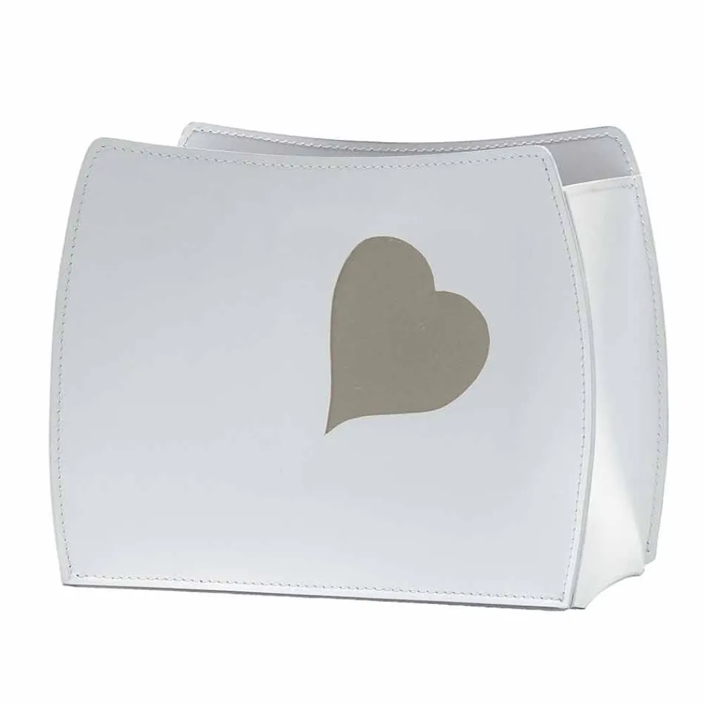 Limac Design Zeitungsständer-Design-Zeitschriftenständer aus Leder mit modernem Beatrice-Design