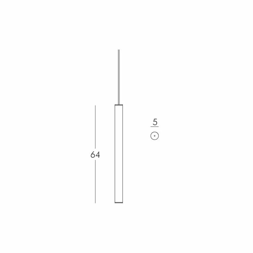 SLIDE Moderne Pendelleuchten-Diaflux Hängende Designlampe aus Methacrylat