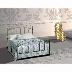 Viadurini Night Design Maßgeschneiderte Möbel|Schmiedeeisen Doppelbetten-Diamante Doppelbett aus Schmiedeeisen in Design