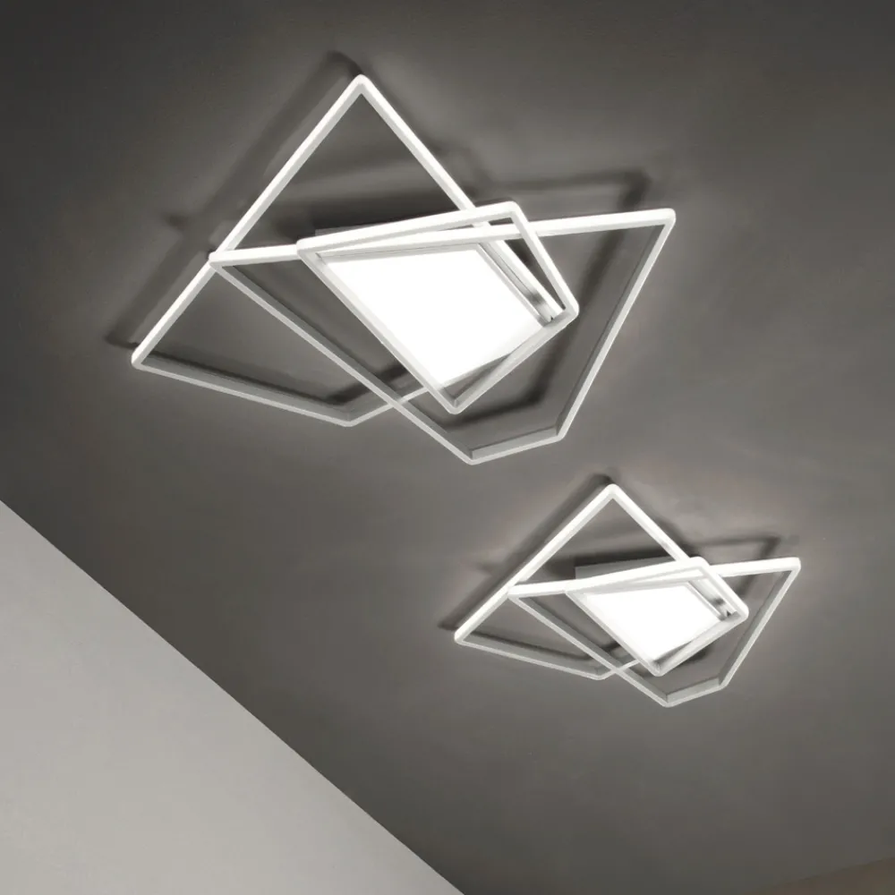 Viadurini Lighting Moderne Deckenleuchten-Dimmbare LED-Wandleuchte aus Gold- oder Silbermetall - Galactic