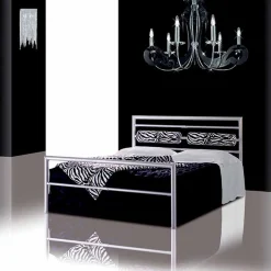 Viadurini Night Design Maßgeschneiderte Möbel|Schmiedeeisen Queen Size Bett-Dioniso Jugend Queen Size Bett aus Schmiedeeisen in Design