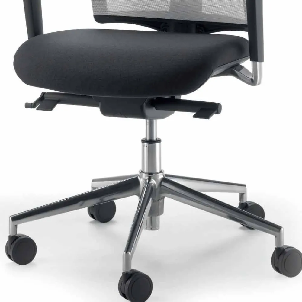 Viadurini Living Bürosessel-Directional regelbarer Bürostuhl aus Stoff in Italien hergestellt Mina