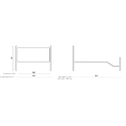Viadurini Night Design Schmiedeeisen Doppelbetten-Doppelbett aus grünem oder schwarzem Eisen, hergestellt in Italien – Poldo