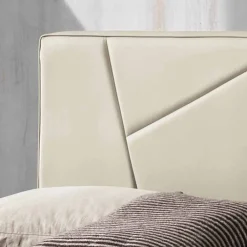 Viadurini Night Design Polsterbetten-Doppelbett aus Kunstleder mit Aufbewahrungsbox 160x190/200 cm Mila