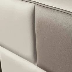 Viadurini Night Design Polsterbetten-Doppelbett aus Kunstleder mit Aufbewahrungsbox 160x190/200 cm Gin