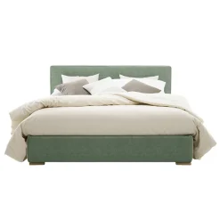 Viadurini Night Design Maßgeschneiderte Möbel|Polsterbetten-Doppelbett aus Stoff oder Kunstleder mit Container made in Italy - Etoile