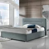 Viadurini Night Design Polsterbetten-Doppelbett, gepolstert, modern, Aufbewahrungsbox 160x190/200 cm Sun