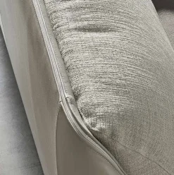 Viadurini Night Design Polsterbetten-Doppelbett gepolstert und bezogen mit Stoff und Leder, hergestellt in Italien – Lula