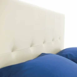 Viadurini Night Design Maßgeschneiderte Möbel|Polsterbetten-Doppelbett gepolstert und mit Kunstleder bezogen Made in Italy - Patos