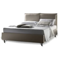 Viadurini Night Design Maßgeschneiderte Möbel|Polsterbetten-Doppelbett mit Aufbewahrungsbox Made in Italy - Ernesta