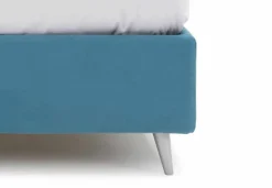 Viadurini Night Design Maßgeschneiderte Möbel|Polsterbetten-Doppelbett mit Behälter aus Stoff Made in Italy - Renato