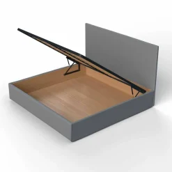 Bolzan Letti Maßgeschneiderte Möbel|Polsterbetten-Doppelbett mit Bettcontainer, modernes Design, Kate von Bolzan