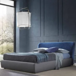 Bolzan Letti Maßgeschneiderte Möbel|Polsterbetten-Doppelbett mit Box, Contemporaru Design, Corolle von Bolzan