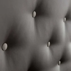 Viadurini Night Design Maßgeschneiderte Möbel|Polsterbetten-Doppelbett mit Box und Kopfteil mit Öko-Lederknöpfen Made in Italy - Arturo