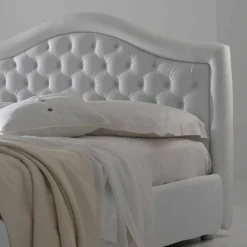 Bolzan Letti Maßgeschneiderte Möbel|Polsterbetten-Doppelbett mit Container, klassisches Design Capri von Bolzan