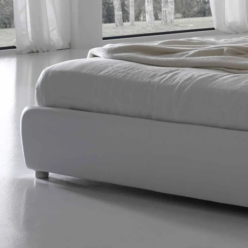 Bolzan Letti Maßgeschneiderte Möbel|Polsterbetten-Doppelbett mit Container, klassisches Design Capri von Bolzan
