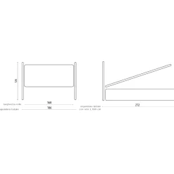 Viadurini Night Design Polsterbetten-Doppelbett mit gepolstertem Bettrahmen in verschiedenen Ausführungen Made in Italy – Design