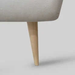 Viadurini Night Design Polsterbetten-Doppelbett mit gepolstertem Bettrahmen und Eisenkopfteil – Nebbia