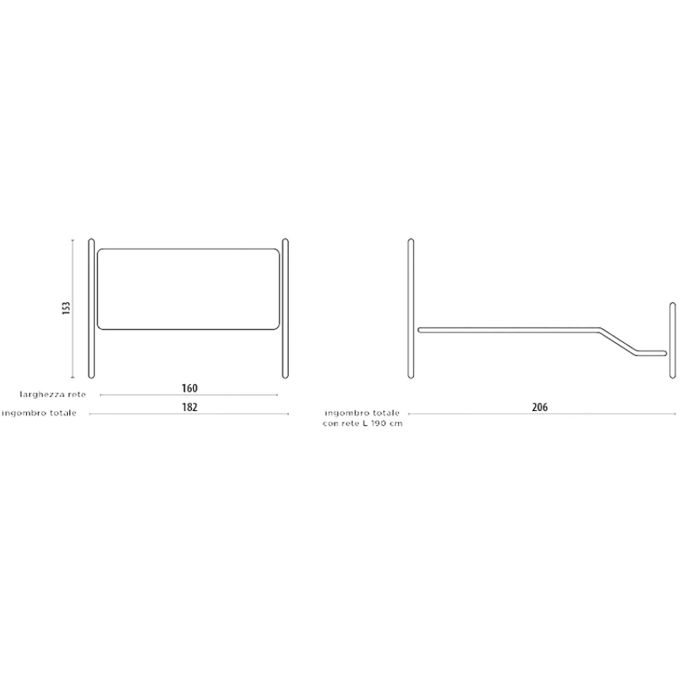 Viadurini Night Design Schlafzimmer Komplett-Doppelbett mit Matratze, Kissen und 2 Nachttischen, hergestellt in Italien – Laki