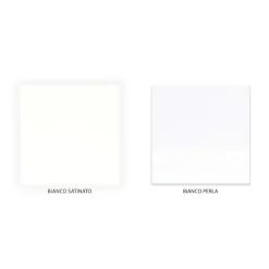 Viadurini Night Design Schlafzimmer Komplett-Doppelbett mit passendem Fußteil, Matratze und 2 Nachttischen – Nebbia