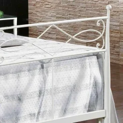 Viadurini Night Design Maßgeschneiderte Möbel|Schmiedeeisen Doppelbetten-Doppelbett Schmiedeeisen handgefertigt Made in Italy Sydney 160x190