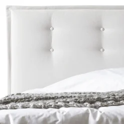 Viadurini Night Design Polsterbetten-Doppelbett 160x190 aus Stoff mit Kopfteil mit Knöpfen Made in Italy - Dreams