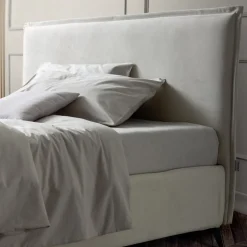 Viadurini Night Design Polsterbetten-Doppelbett 160x190 aus Stoff mit Metallfüßen Made in Italy - Dreams