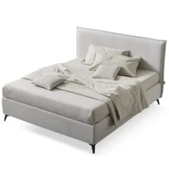 Viadurini Night Design Polsterbetten-Doppelbett 160x190 aus Stoff mit Metallfüßen Made in Italy - Dreams