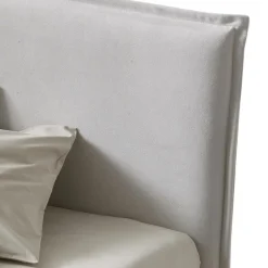 Viadurini Night Design Polsterbetten-Doppelbett 160x190 aus Stoff mit Metallfüßen Made in Italy - Dreams