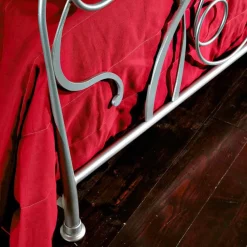 Viadurini Night Design Maßgeschneiderte Möbel|Schmiedeeisen Doppelbetten-Doppelbett 160x190 cm aus Eisen handgefertigt Made in Italy Zoe