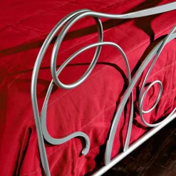 Viadurini Night Design Maßgeschneiderte Möbel|Schmiedeeisen Doppelbetten-Doppelbett 160x190 cm aus Eisen handgefertigt Made in Italy Zoe